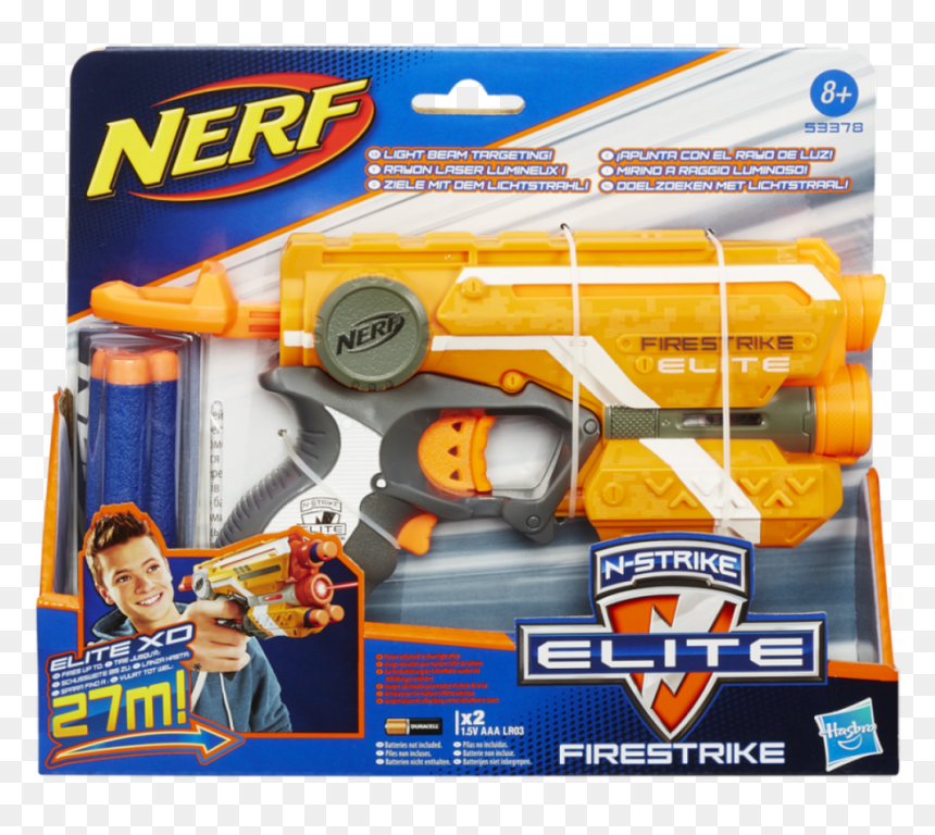 Nerf N-strike Elite Firestrike Blaster - Nerf Elite Fire Strike, HD Png Download - nerf dart png