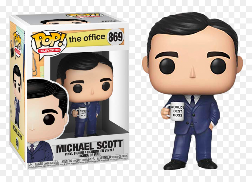Funko Pop The Office Michael Scott, HD Png Download - squirtle glasses png