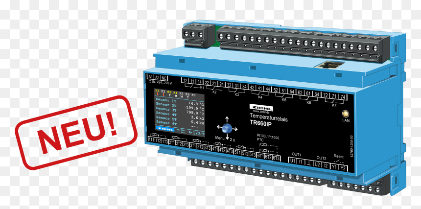Tr660ip Produktfoto Neu - Ziehl Tr800 Web, HD Png Download - sensor png