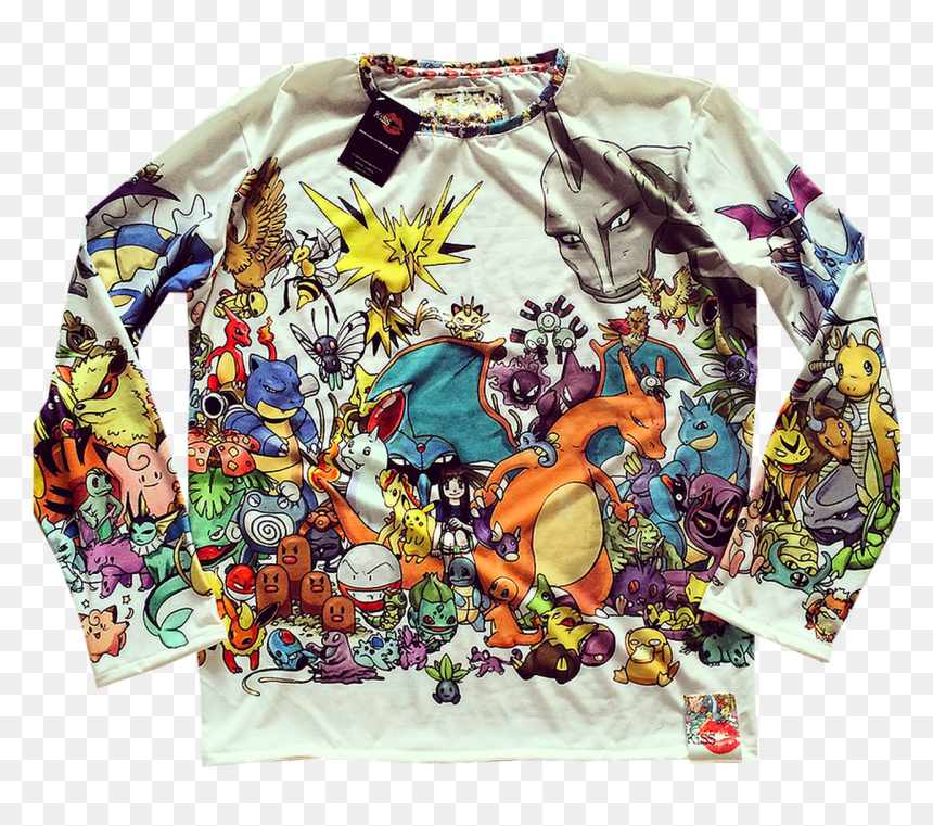 Pokemon Kiss Cut & Sew Top - Blouse, HD Png Download - squirtle glasses png