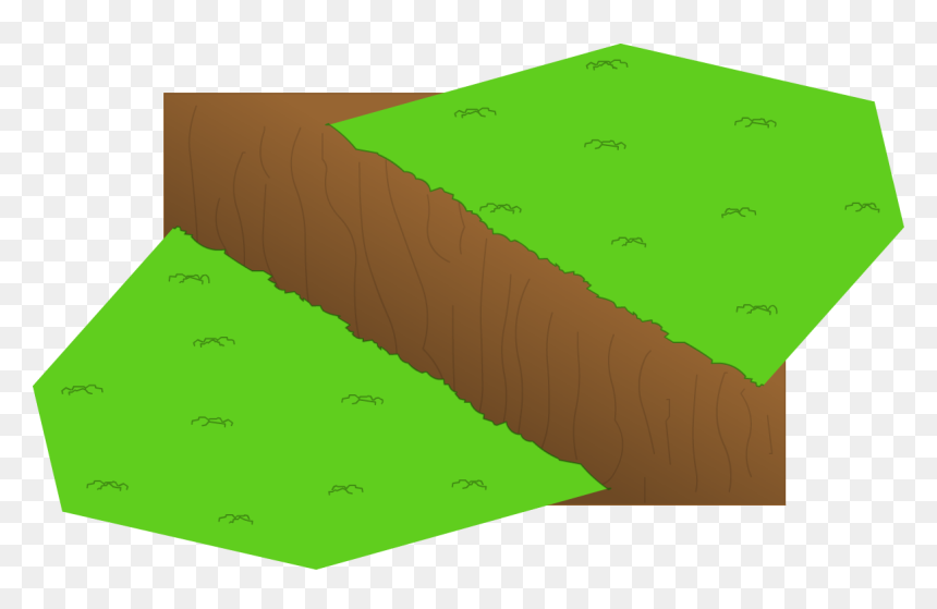 Floor Clipart Isometric - Grass, HD Png Download - isometric fantasy bridge icon png