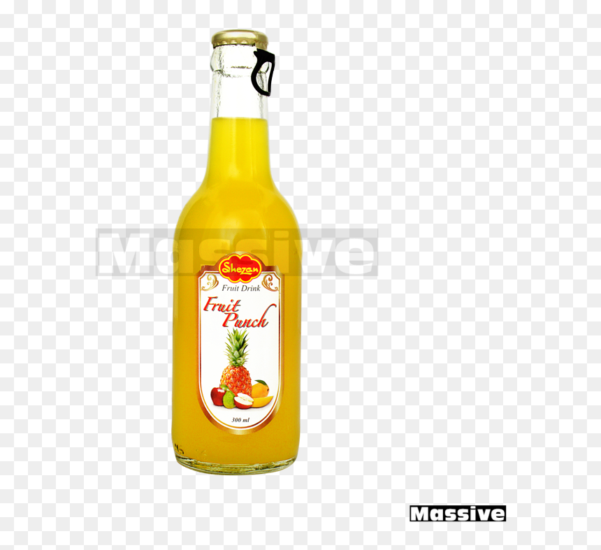 Glass Bottle, HD Png Download - fruit punch png