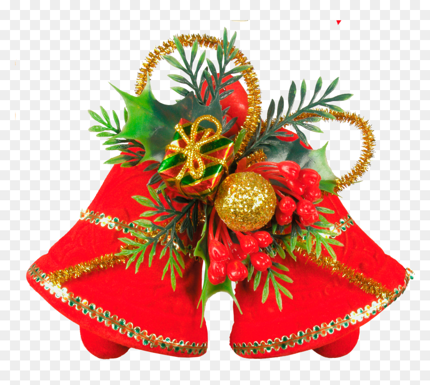 Christmas Bells Images Hd, HD Png Download - adornos de navidad png