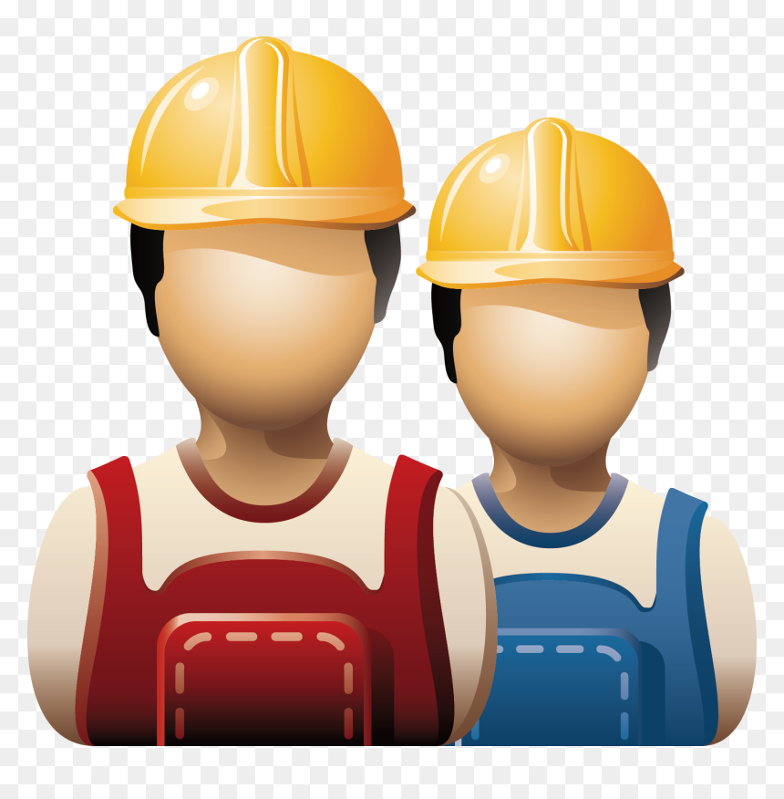 Petroleum Laborer Icon Iron Workers Bluecollar - Blue Collar Workers Icon, HD Png Download - worker icon png