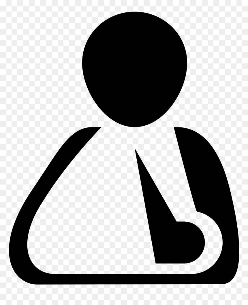 Transparent Bandaid Png - Patient White Icon Png, Png Download - worker icon png