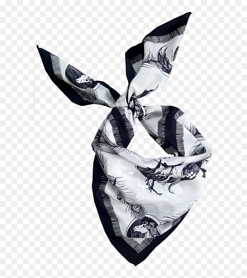 Pre Order X Mas Gift Horses Silk Scarf - Motif, HD Png Download - bandana pattern png