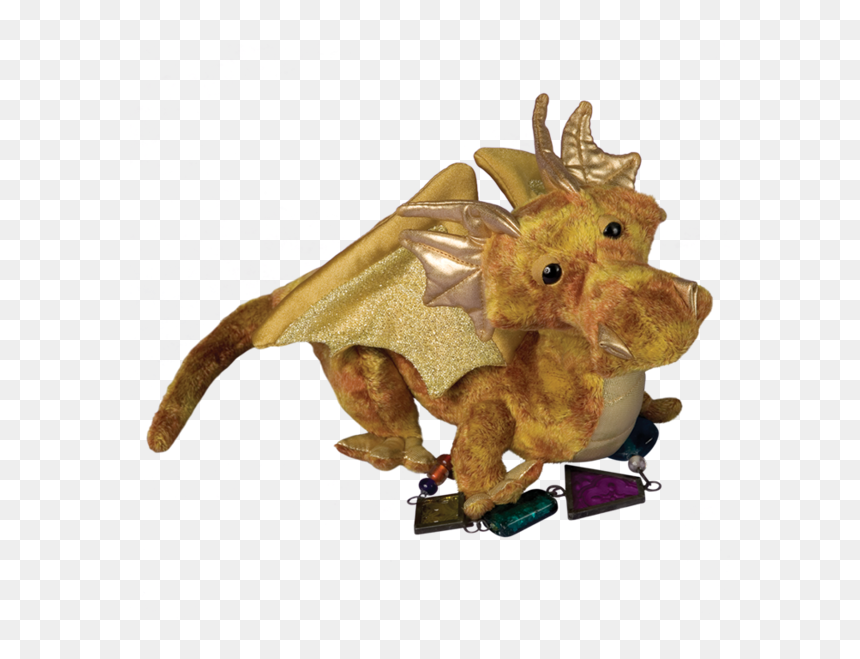 Golden Dragon Plush, HD Png Download - gold dragon png