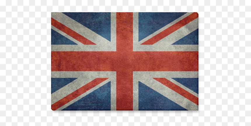 Uk Union Jack Vintage Flag Canvas Print 18"x12" - English Flag, HD Png Download - union jack png