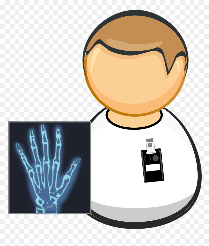 X-ray Worker - X Ray Technician Icon, HD Png Download - worker icon png