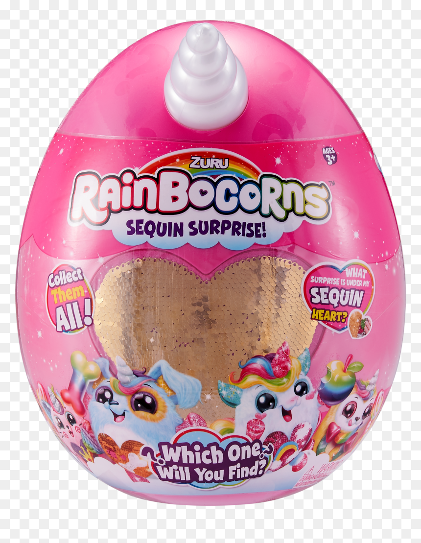 Rainbocorns Sequin Surprise Unicorn Plush In Giant - Rainbocorns Sequin Surprise, HD Png Download - unicornios png