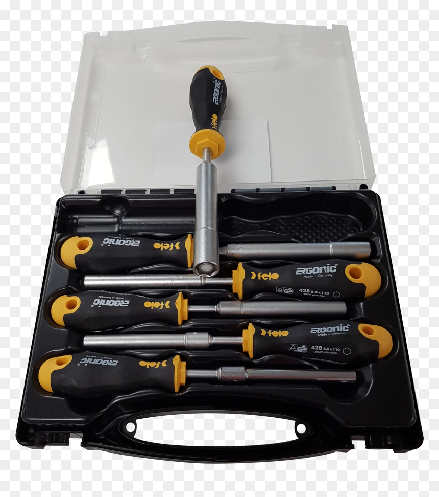 428 M-tec Nutdriver Set 6pc - Pliers, HD Png Download - chrom png