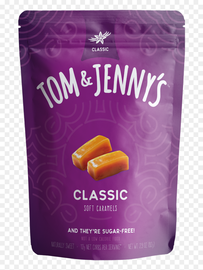 Tom And Jennys Caramels Keto Friendly - Knackwurst, HD Png Download - tom png