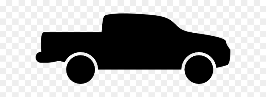 Car Pickup Truck Vehicle Flatbed Truck - Pickup Truck Silhouette, HD Png Download - pick up png