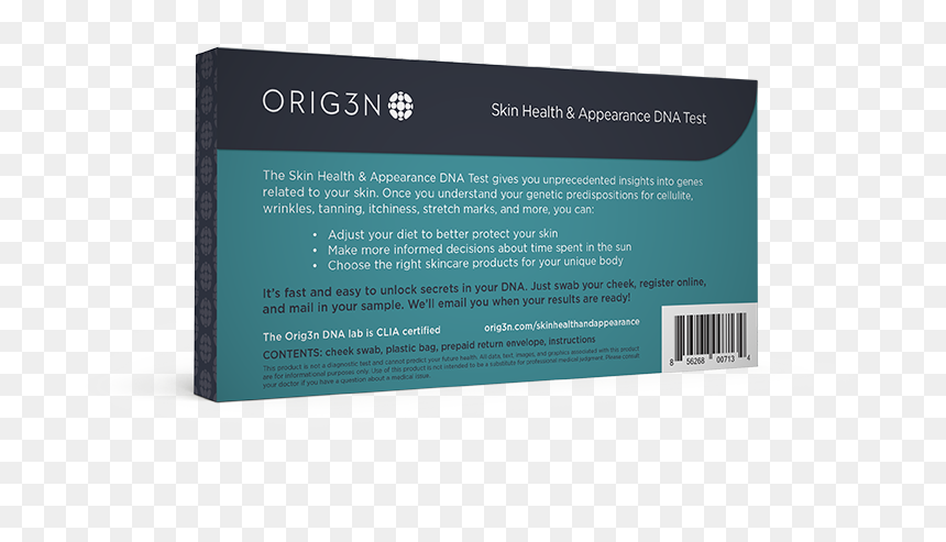 Back Of Skin Health & Appearance Dna Test"
 Class= - Genetic Testing, HD Png Download - genes png