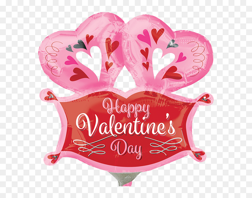 Globo Happy Valentines Day - Valentines Day Balloons Png, Transparent Png - happy valentines png