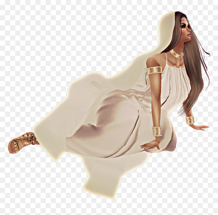 #girl #woman #people #seating #3dgirl - Girl, HD Png Download - people seating png