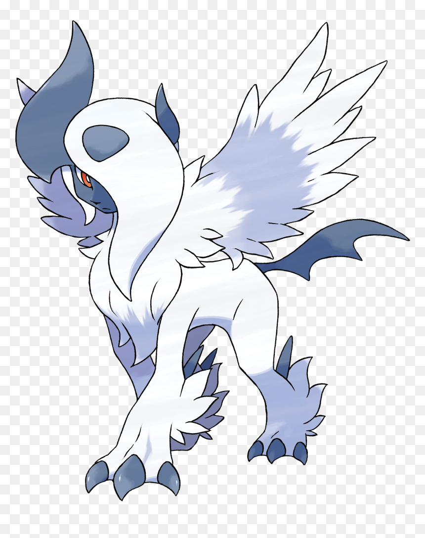 Mega Absol Pokemon, HD Png Download - mega lucario png