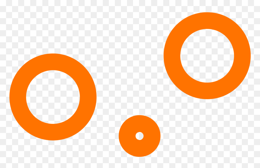 Orange White Round Logo, HD Png Download - twitter circle png