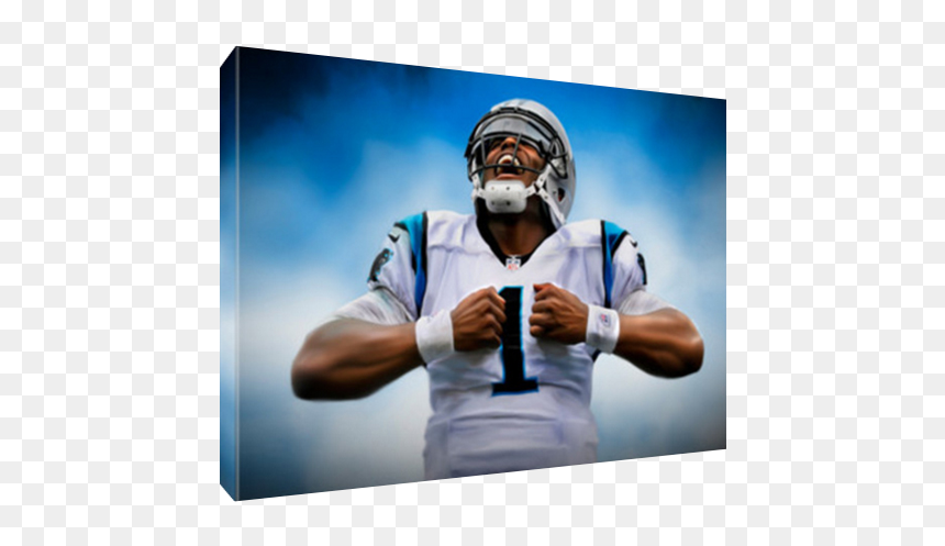 Art Paintings Of Cam Newton, HD Png Download - cam newton superman png