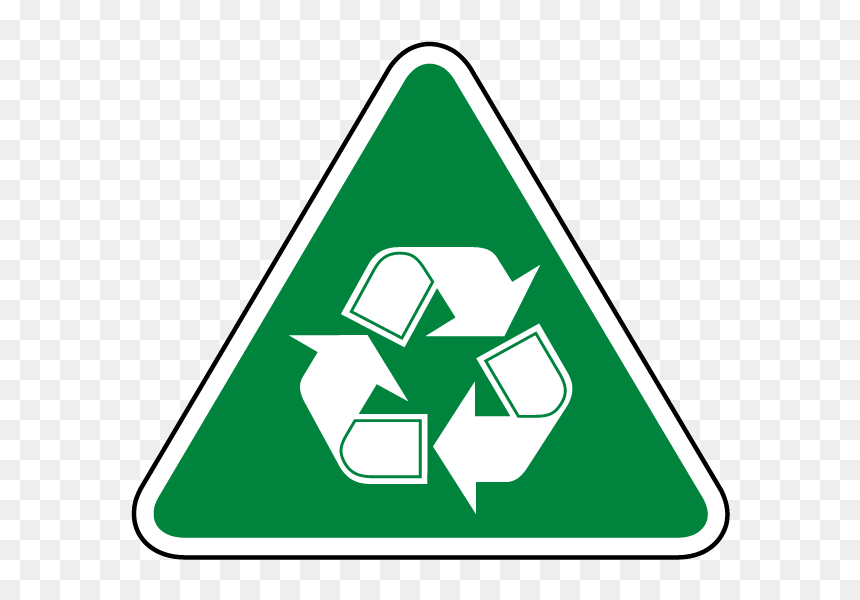 Recycle Logo In Triangle, HD Png Download - recycle sign png