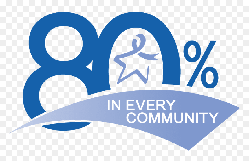 Granite Peaks Gastroenterology Center"s 80% And Beyond - 80 In Every Community, HD Png Download - colon png