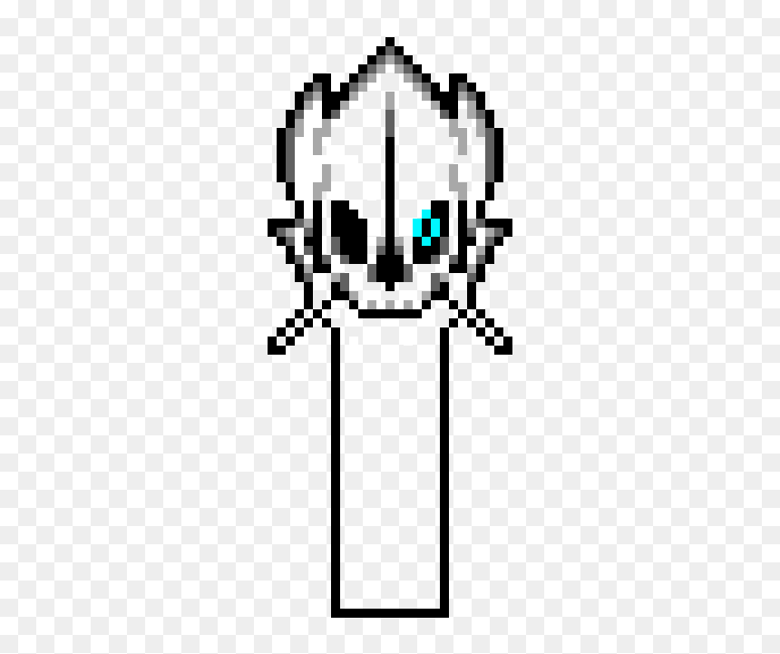 Pixel Art Undertale Gaster Blaster, HD Png Download , Transparent Png Image  - PNGitem