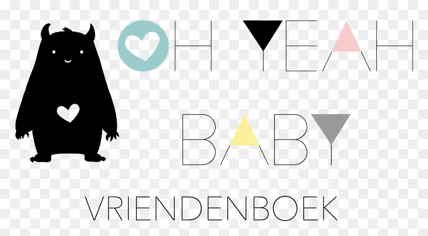 Oh Yeah Baby Vriendenboek - Monster Black And White Png, Transparent Png - cosmos png