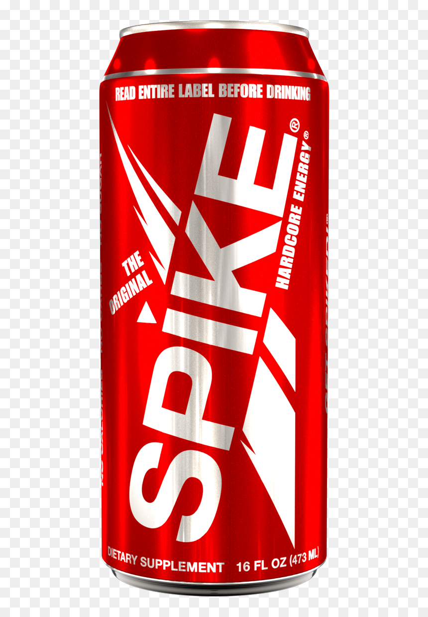 Spike Hardcore Energy Original - Spike Biotest, HD Png Download - energy drink png