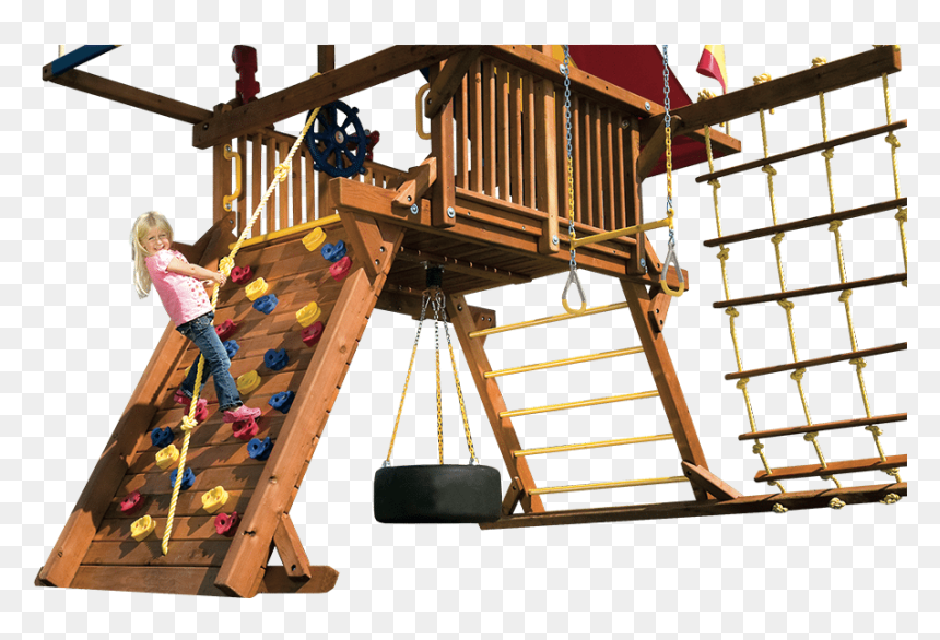 Install Playset On Unlevel Ground, HD Png Download - rock wall png