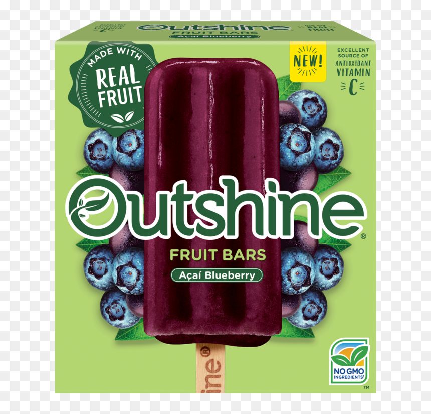Outshine Grape Fruit Bars, HD Png Download - acai png
