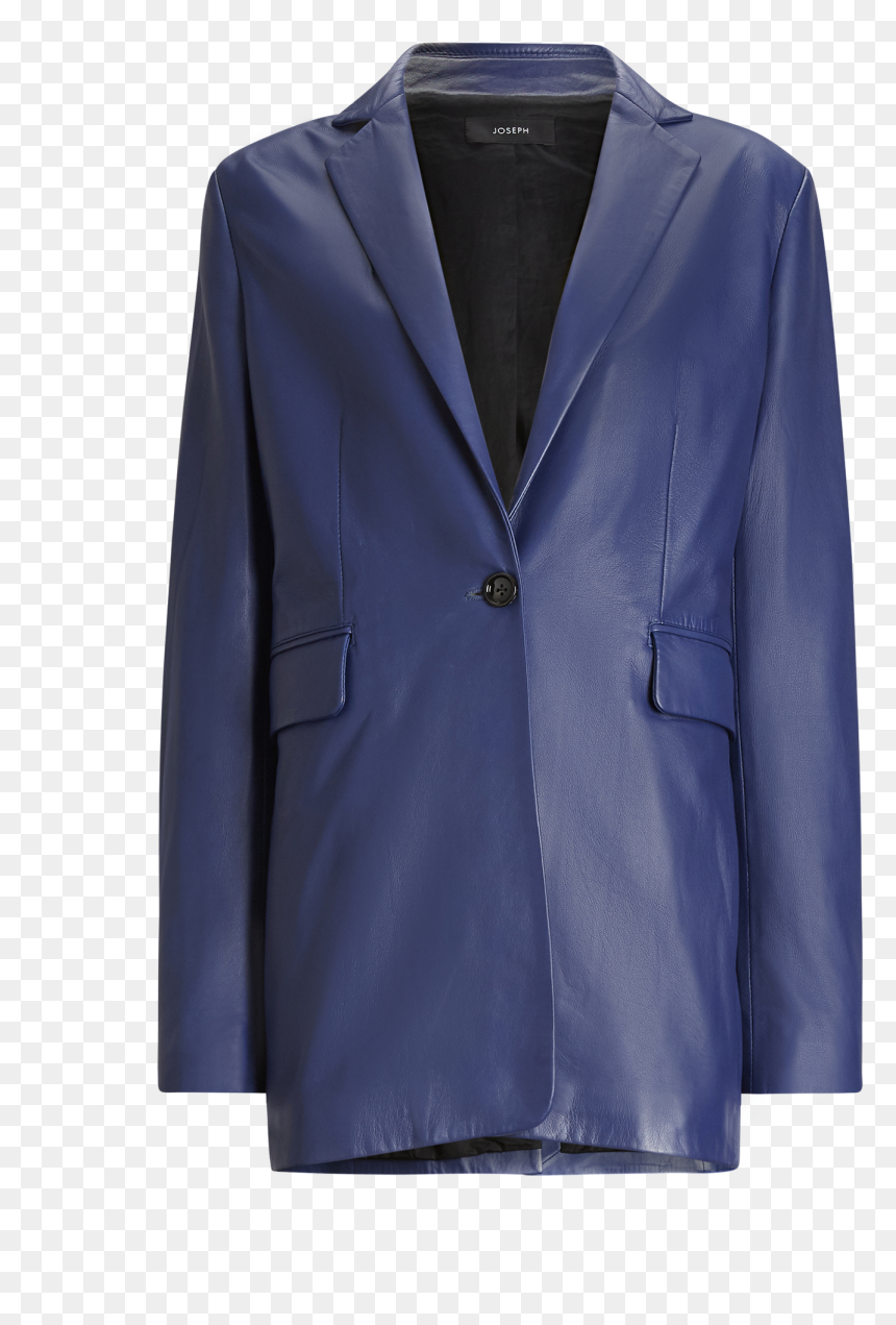 Joseph, Lorenzo Leather Jacket, In Saphire - Formal Wear, HD Png Download - nappa png