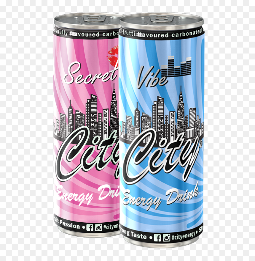Cans - Vibe City Energy, HD Png Download - energy drink png