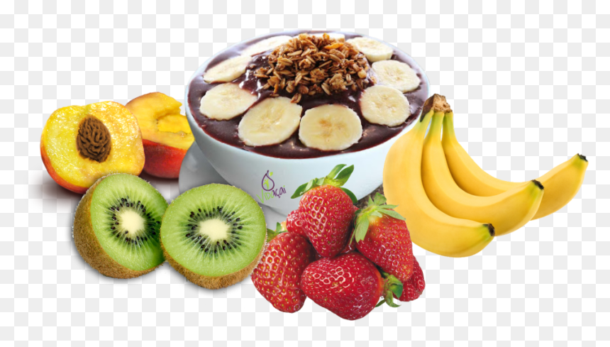 Distribuidora De Açaí Viver Açaí - Açaí Na Tigela Com Kiwi Png, Transparent Png - acai png