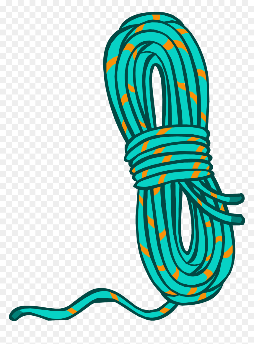 Transparent Rock Wall Clipart - Rock Climbing Rope Clip Art, HD Png Download - rock wall png