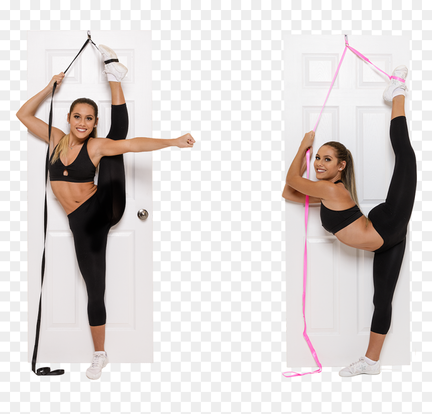Door Stretch Strap"
 Class="lazyload Lazyload Fade - Cheer Door Stretch, HD Png Download - stretching png