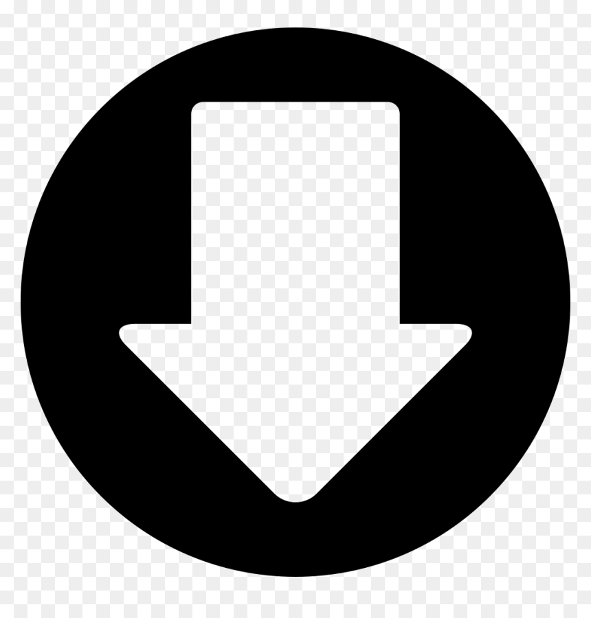 Down Arrow In A Circle - Downloads Png, Transparent Png - to be continued arrow png