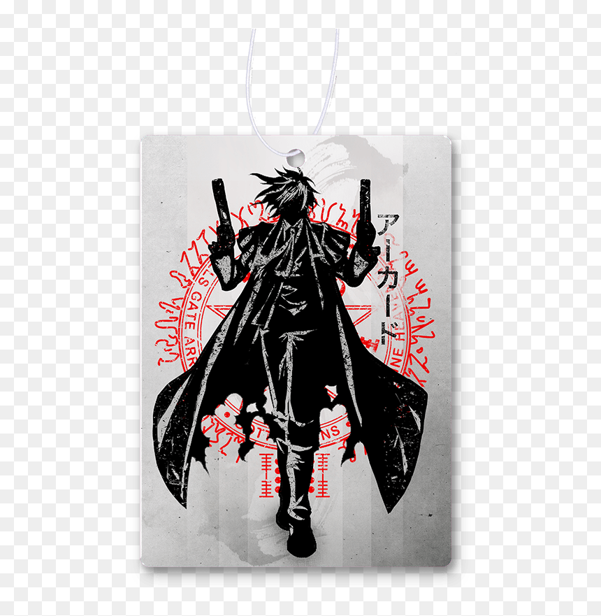 Crimson Alucard Air Freshener - Alucard T Shirt, HD Png Download - slayer png