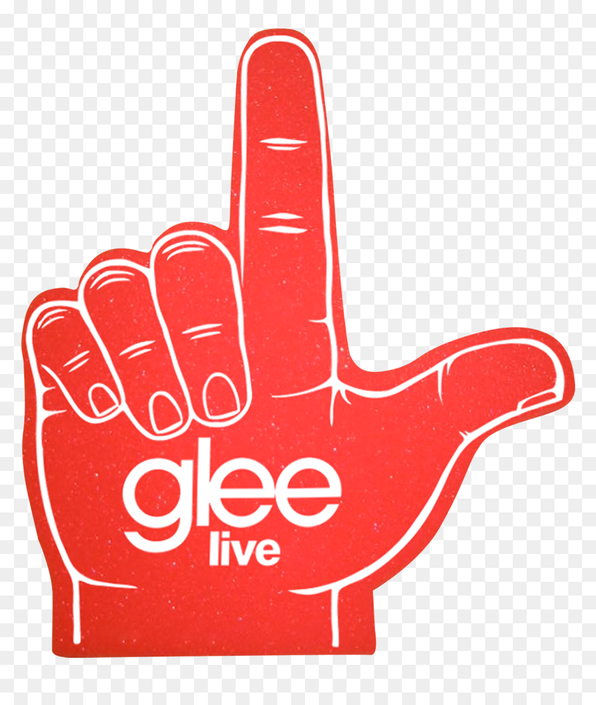 Glee Tour Foam Finger, HD Png Download - waving hand png