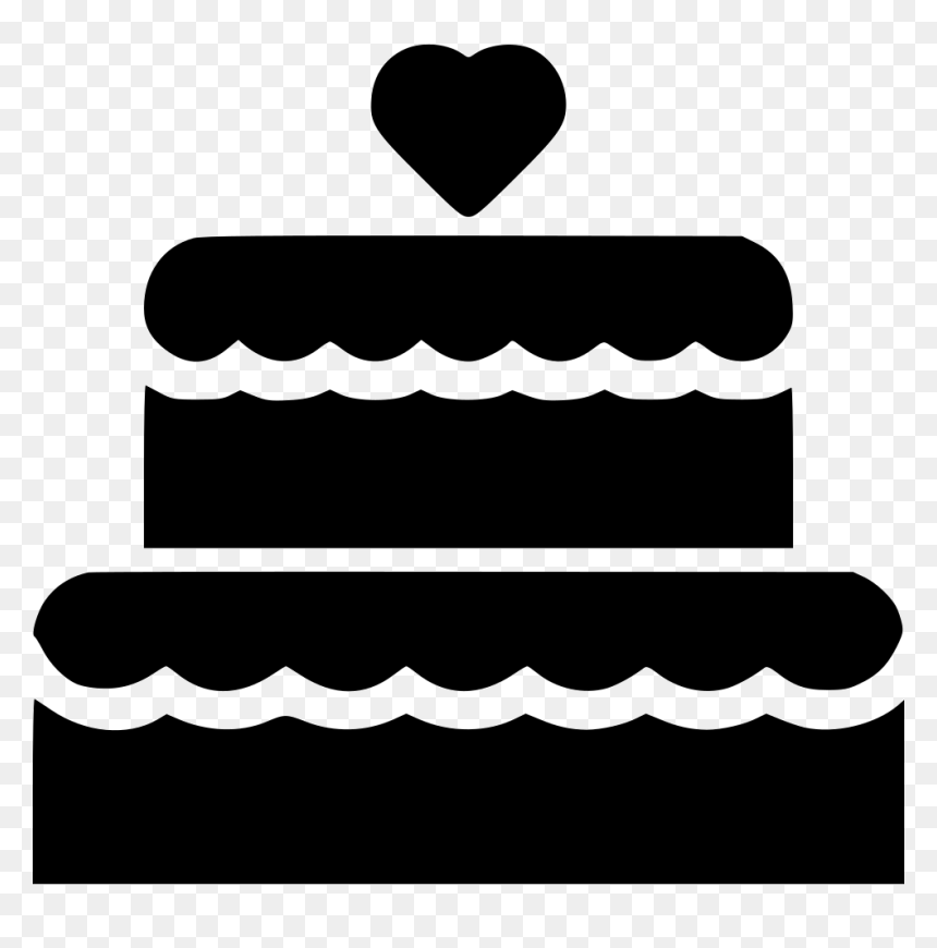 Wedding Cake I Comments - Wedding Cake Icon Png Black, Transparent Png - wedding icon png
