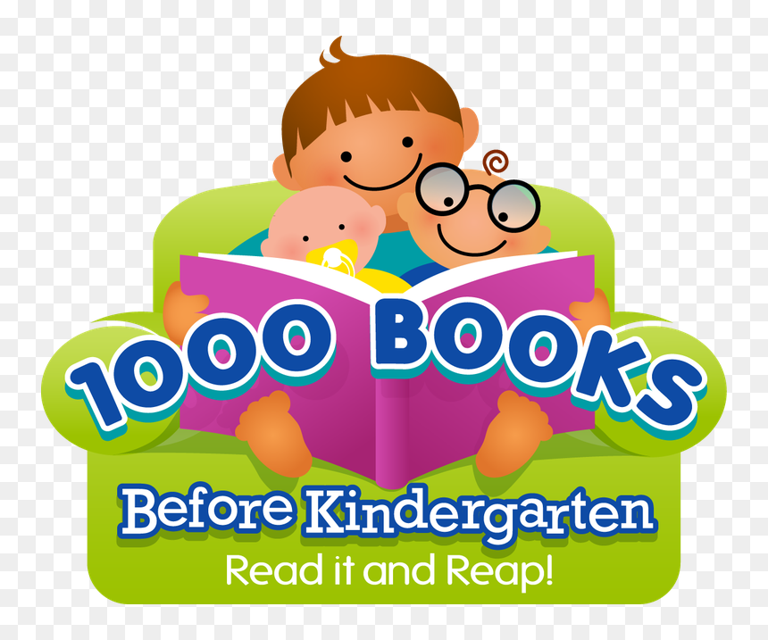 1000 Books Before Kindergarten, HD Png Download - story time png