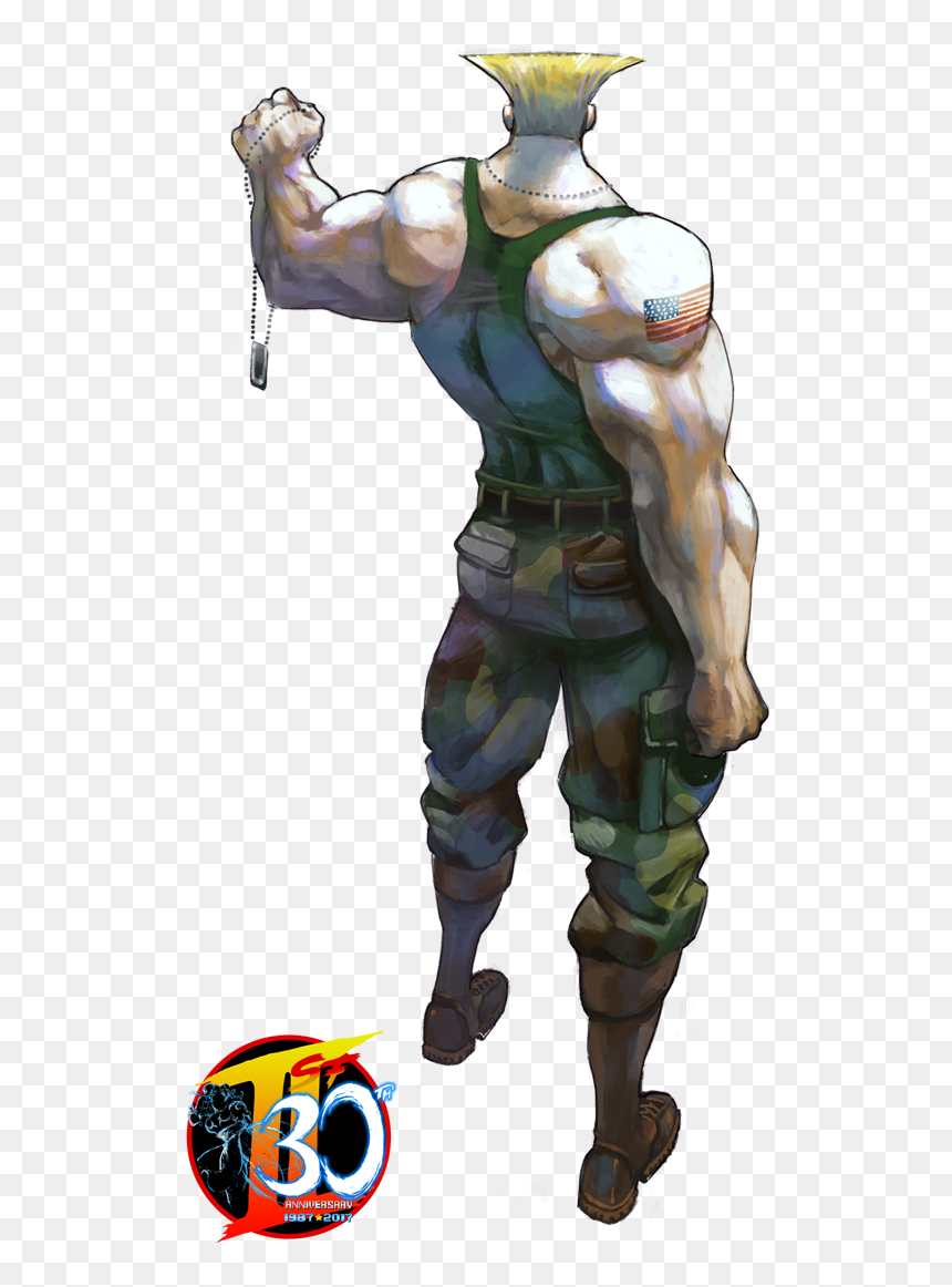 Our Street Fighter 30th Tribute, HD Png Download - guile png