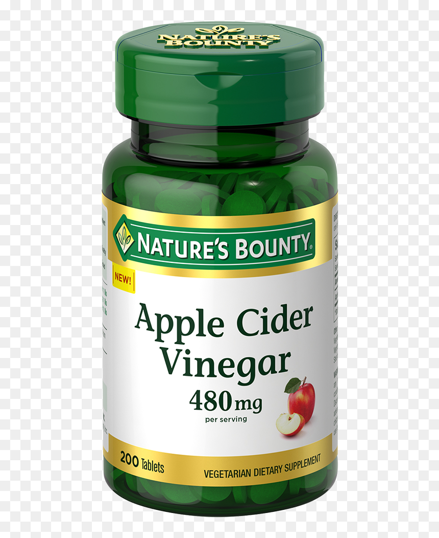 Apple Cider Vinegar - Nature's Bounty Melatonin 3 Mg, HD Png Download - apple cider png