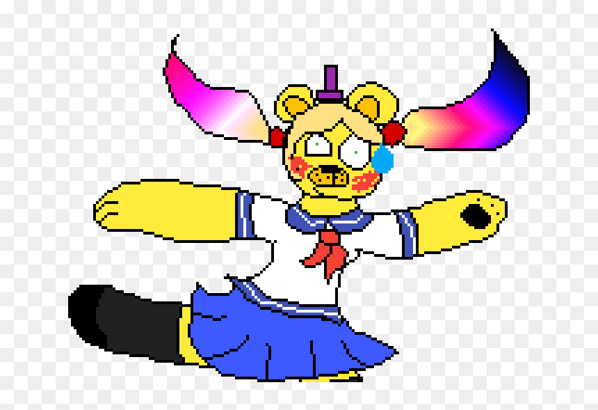 Transparent Yandere Chan Png - Cartoon, Png Download - fredbear png