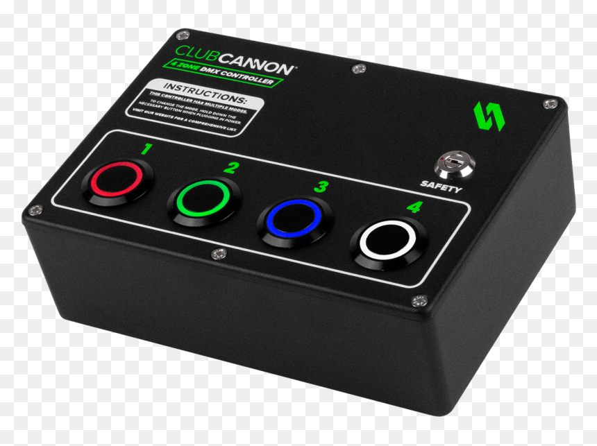 4 Zone Dmx Cryo Co2 Jet Controller - Co2 Jet Controller, HD Png Download - dmx png
