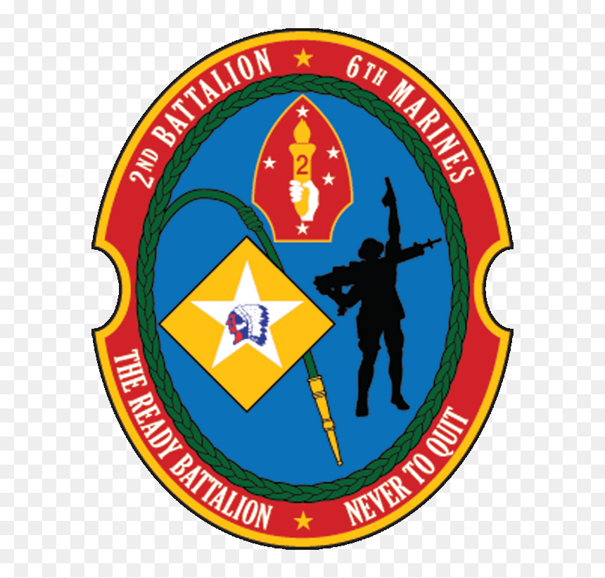 2nd Bn 6th Marines Sign, HD Png Download - marines png
