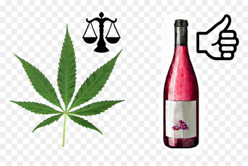 Transparent Cartoon Weed Leaf Png - Cannabis Leaf, Png Download - weed icon png