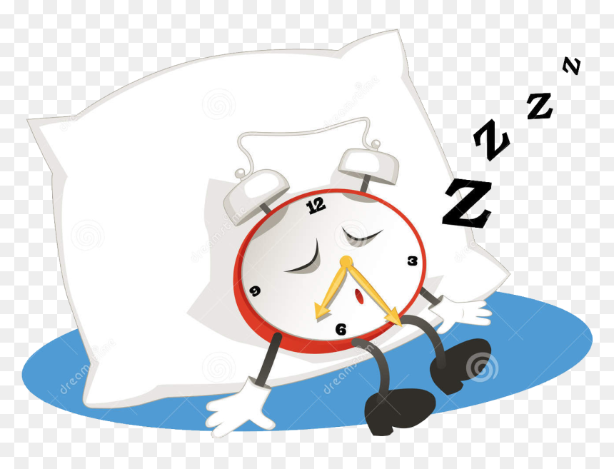 Sleeping Clipart Sleep Schedule - Sleeping Alarm Clock, HD Png Download - sleepy png