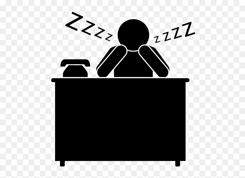 Sleep At Office Png, Transparent Png - sleepy png