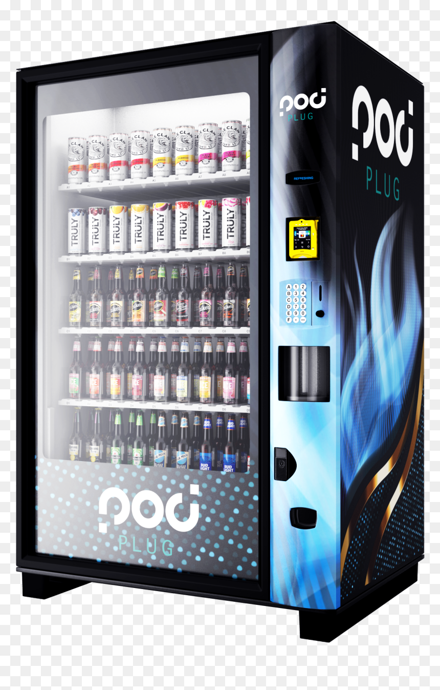 Caffeinated Drink, HD Png Download - vending machine png