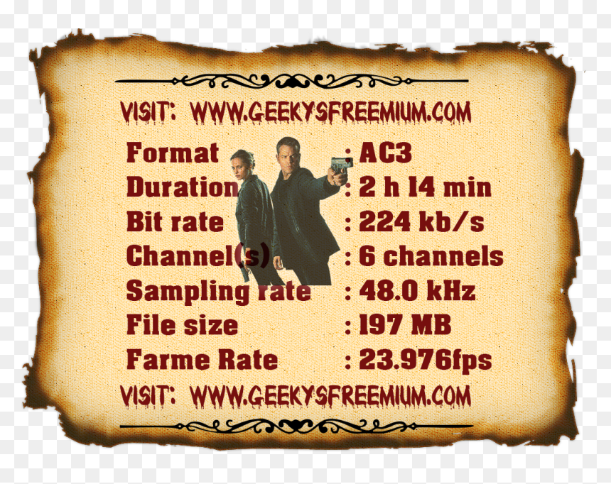 Www - Geekysfreemium - Com - Jason Bourne Hindi - New - Burnt Paper Png Transparent Background, Png Download - jason bourne png